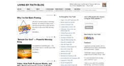 Desktop Screenshot of livingbyfaithblog.com